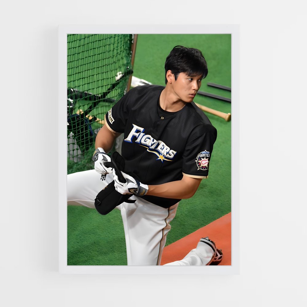Poster Shohei de ohtani – affiche Baseball (vue 3)